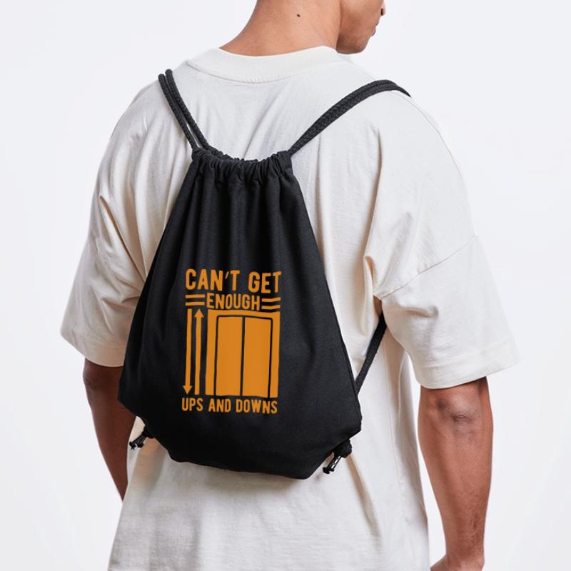 Elevator Mechanic - Can ́t Get Enough Ups & Downs Stanley/Stella Recycled Gym Bag
