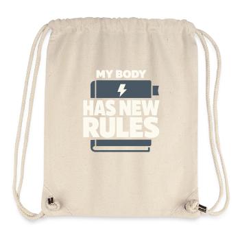 Perimenopause Humor Perimenopause - Stanley/Stella recycelter Gym Bag - Naturweiß - Vorne