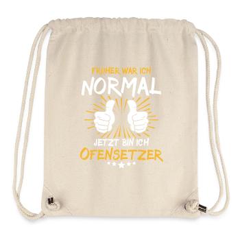 Stove Fitter Saying - Stanley/Stella Recycled Gym Bag - natural - Front