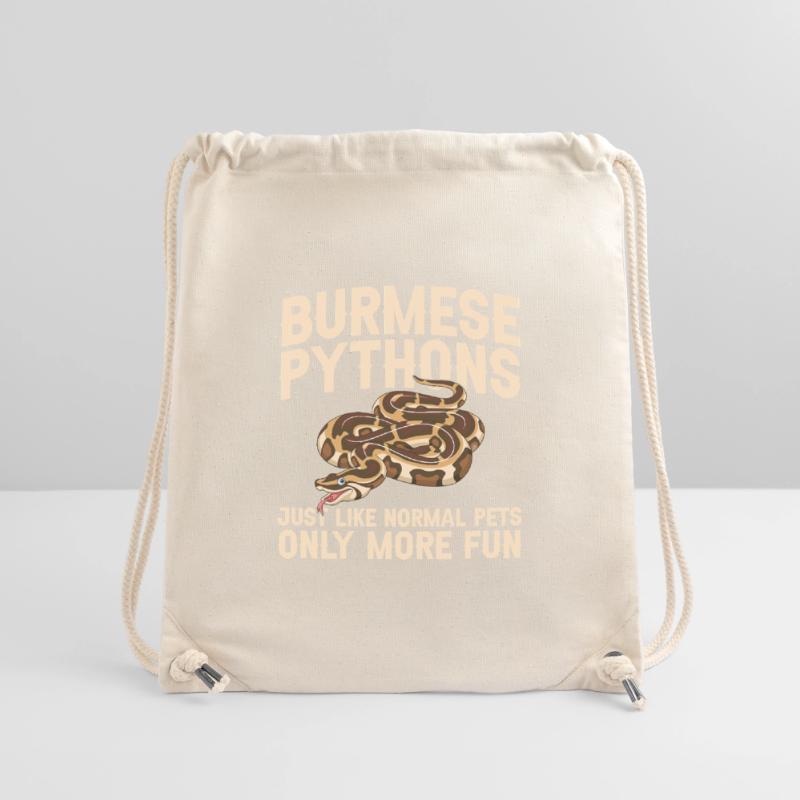Burmese Python Supplies Snake Lover Reptile Keeper Stanley/Stella Recycled Gym Bag
