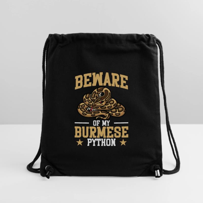  Burmese Python Plush Snake Lover Reptile Burmese Stanley/Stella Recycled Gym Bag