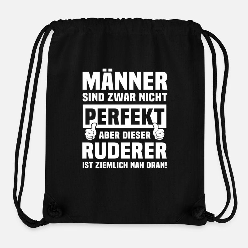 Ruderer - Stanley/Stella recycelter Gym Bag - Schwarz