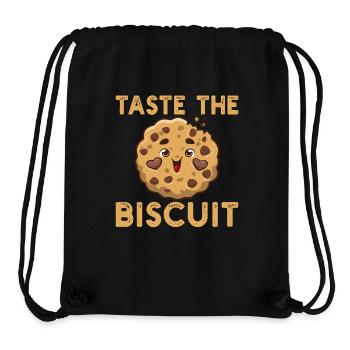 Taste the Biscuit - Stanley/Stella Recycled Gym Bag - black - Front