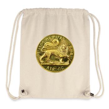 Lion of Judah Haile Selassie I Jah Rastafari Rasta - Stanley/Stella Recycled Gym Bag - natural - Front