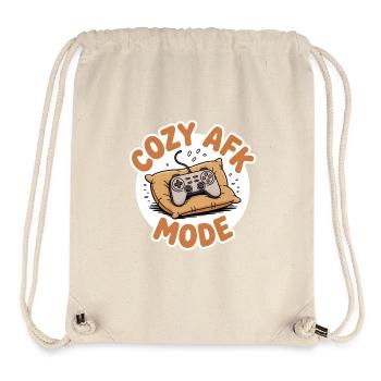 Kuschelmodus | Gamer Couch Zocken - Stanley/Stella recycelter Gym Bag - Naturweiß - Vorne