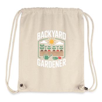 Backyard Gardener Garden Gardener - Stanley/Stella Recycled Gym Bag - natural - Front