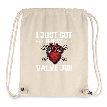 I Just Got A New Valve Job Heart Recovery - Stanley/Stella Recycled Gym Bag - natural - Front