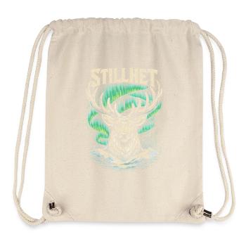 Skandinavisch Wikinger Stillhet - Stanley/Stella recycelter Gym Bag - Naturweiß - Vorne