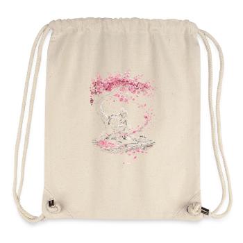 Cherry Blossom Sakura Cherry Blossom - Stanley/Stella Recycled Gym Bag - natural - Front