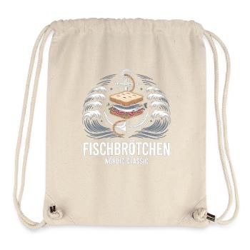 Fischbrötchen Nordic Classic Shirt - Stanley/Stella recycelter Gym Bag - Naturweiß - Vorne
