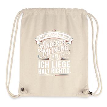 Of course I disagree Humor Saying - Stanley/Stella Recycled Gym Bag - natural - Front