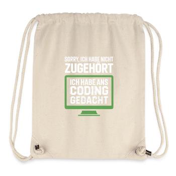 Coding Thinking instead of belonging - Stanley/Stella Recycled Gym Bag - natural - Front