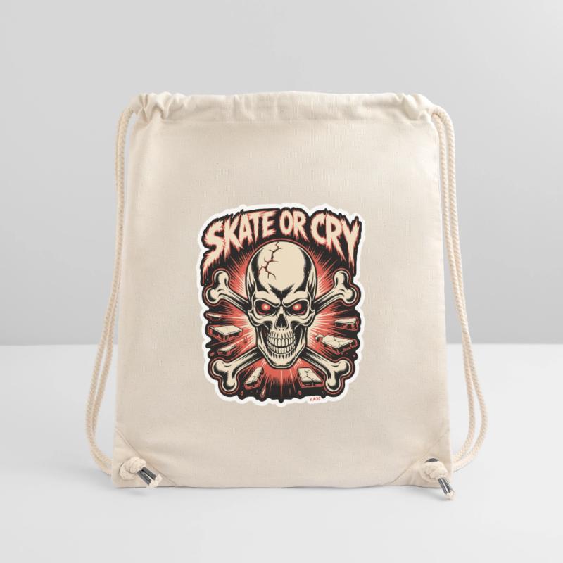 Skate- oder Cry-Skull-Tee-Design Stanley/Stella recycelter Gym Bag