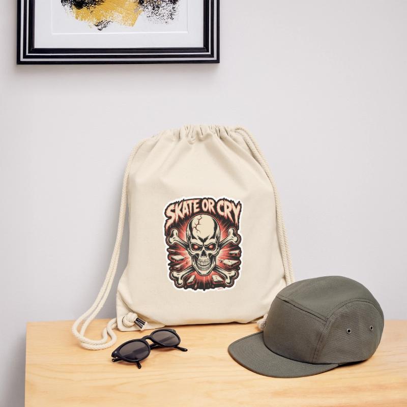 Skate- oder Cry-Skull-Tee-Design Stanley/Stella recycelter Gym Bag
