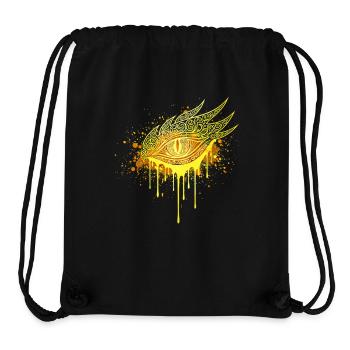 Mystic Eye Gold Edition – Urban Street Art Auge - Stanley/Stella recycelter Gym Bag - Schwarz - Vorne