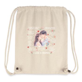 Drame coréen K-Drama Lover Kdrama - Sac à cordon recyclé Stanley/Stella - blanc naturel - Devant