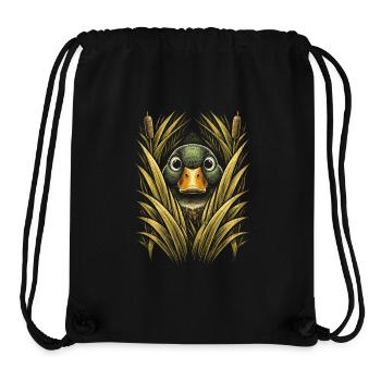 duck shooting - Stanley/Stella Recycled Gym Bag - black - Front