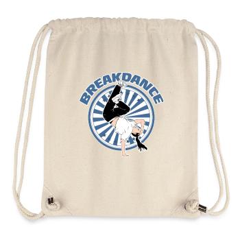 Breakdancing - Stanley/Stella Recycled Gym Bag - natural - Front