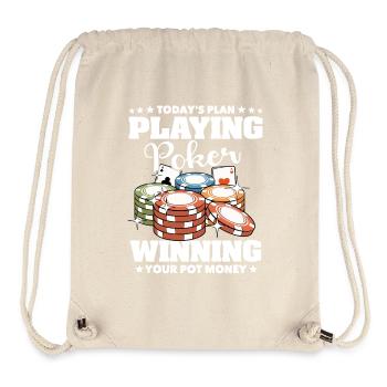 Poker Poker Players - Stanley/Stella Recycled Gym Bag - natural - Front