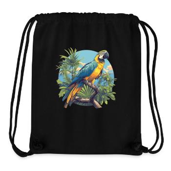 L’ère de l’ara - Sac à cordon recyclé Stanley/Stella - noir - Devant