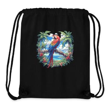 L’ère de l’ara - Sac à cordon recyclé Stanley/Stella - noir - Devant