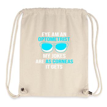 Optician Ophthalmologist - Stanley/Stella Recycled Gym Bag - natural - Front