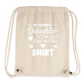 Lustiges Mama-Shirt – Geschenk von Schwiegertochter - Stanley/Stella recycelter Gym Bag - Naturweiß - Vorne