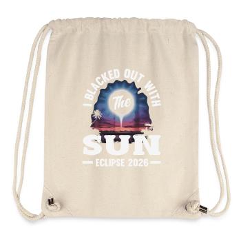 Solar eclipse 2026, August 12 - Stanley/Stella Recycled Gym Bag - natural - Front