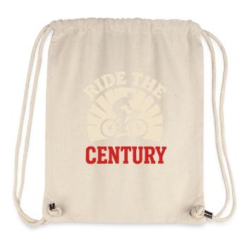Century Ride 100-meilen-fahrt Radfahrer Century - Stanley/Stella recycelter Gym Bag - Naturweiß - Vorne
