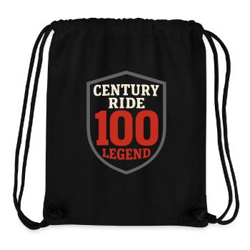 Century Ride 100-meilen-fahrt Radfahrer Century - Stanley/Stella recycelter Gym Bag - Schwarz - Vorne