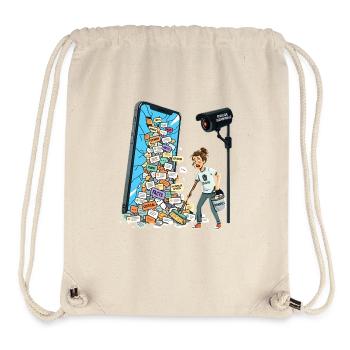 Chat Control No Thank You Freedom of Speech Censorship - Stanley/Stella Recycled Gym Bag - natural - Front