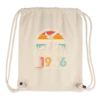 1946 Original Vintage Geburtstag Geschenk - Stanley/Stella recycelter Gym Bag - Naturweiß - Vorne