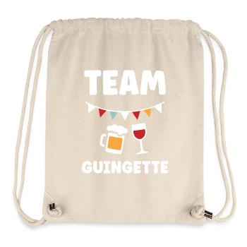 Festliches Guinguette-Team - Stanley/Stella recycelter Gym Bag - Naturweiß - Vorne