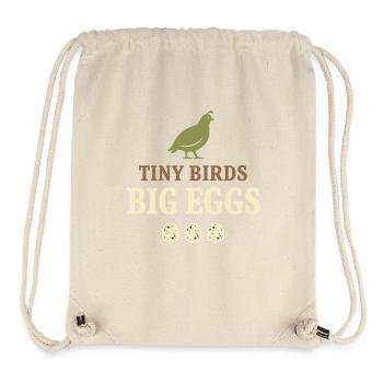 Quail Keeper Quail Farmer Backyard Quail - Stanley/Stella Recycled Gym Bag - natural - Front