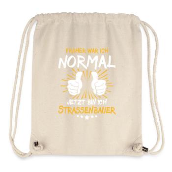Strassenbauer Spruch - Stanley/Stella recycelter Gym Bag - Naturweiß - Vorne