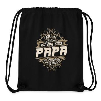 Lagerist Papa - Stanley/Stella recycelter Gym Bag - Schwarz - Vorne