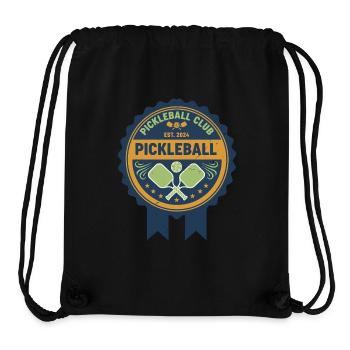Pickleball Club Est 2024 Funny Player Pickleball - Stanley/Stella Recycled Gym Bag - black - Front