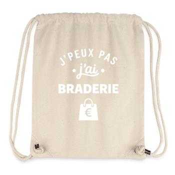 J'peux pas j'ai Braderie - Sac à cordon recyclé Stanley/Stella - blanc naturel - Devant