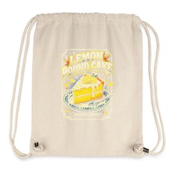 Lemon pound cake illustration - Stanley/Stella Recycled Gym Bag - natural - Front