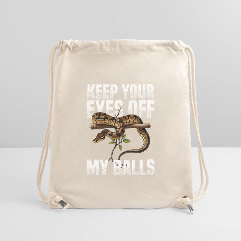 Königspython Schlangen Liebhaber Terrarium Python Stanley/Stella recycelter Gym Bag