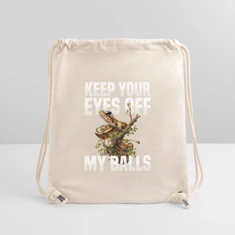 Königspython Schlangen Liebhaber Terrarium Python Stanley/Stella recycelter Gym Bag