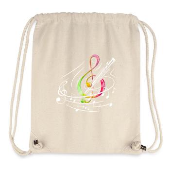 Marimbaspieler übt Percussion-Gruben-Musiker - Stanley/Stella recycelter Gym Bag - Naturweiß - Vorne