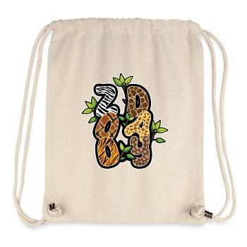 Animals Zoo Party Jungle Zoo Day Safari - Stanley/Stella Recycled Gym Bag - natural - Front