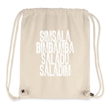 Simsalabimbambasaladusaladim - Stanley/Stella recycelter Gym Bag - Naturweiß - Vorne