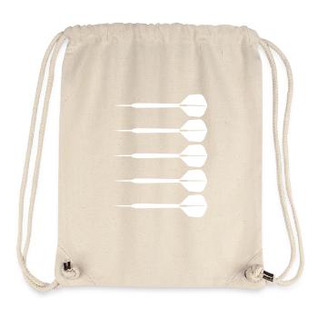 Dartpfeile - Stanley/Stella recycelter Gym Bag - Naturweiß - Vorne