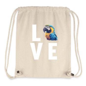 L’ère de l’ara - Sac à cordon recyclé Stanley/Stella - blanc naturel - Devant