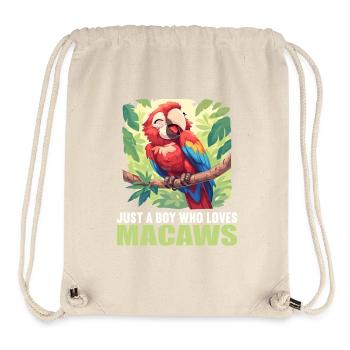 L’ère de l’ara - Sac à cordon recyclé Stanley/Stella - blanc naturel - Devant