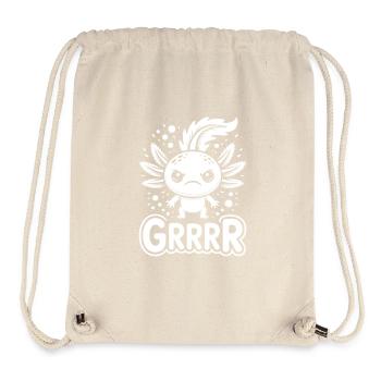 Geflügelter Griesgram Axolotl - Stanley/Stella recycelter Gym Bag - Naturweiß - Vorne