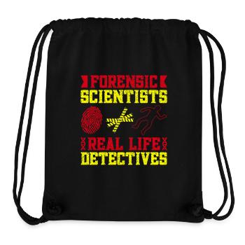 Forensic Science Major Real Life Detectives - Stanley/Stella Recycled Gym Bag - black - Front