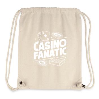 Casino Gambler Casino Fanatic Gambling - Sac à cordon recyclé Stanley/Stella - blanc naturel - Devant